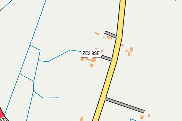 ZE2 9SE map - OS OpenMap – Local (Ordnance Survey)