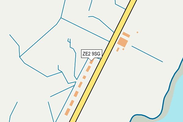 ZE2 9SG map - OS OpenMap – Local (Ordnance Survey)