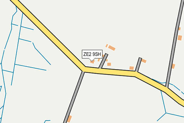 ZE2 9SH map - OS OpenMap – Local (Ordnance Survey)