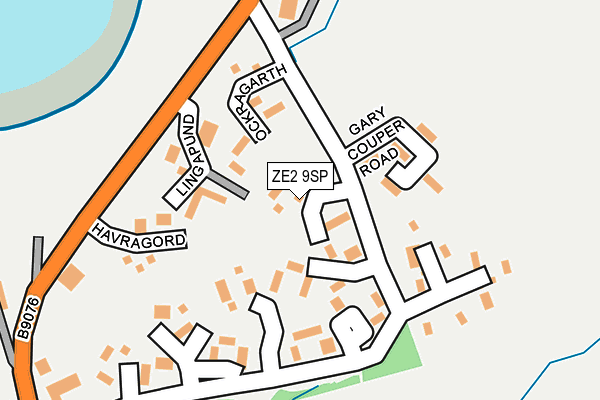 ZE2 9SP map - OS OpenMap – Local (Ordnance Survey)