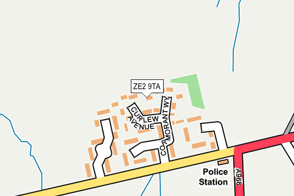 ZE2 9TA map - OS OpenMap – Local (Ordnance Survey)
