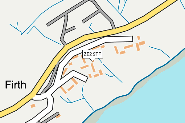 ZE2 9TF map - OS OpenMap – Local (Ordnance Survey)