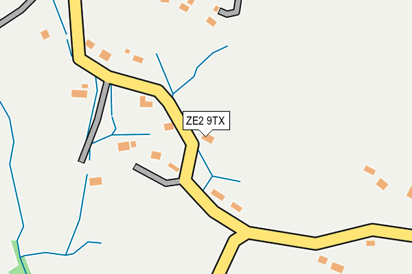 ZE2 9TX map - OS OpenMap – Local (Ordnance Survey)