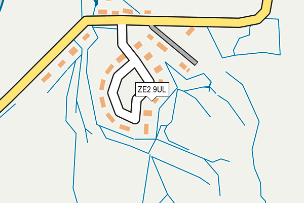 ZE2 9UL map - OS OpenMap – Local (Ordnance Survey)