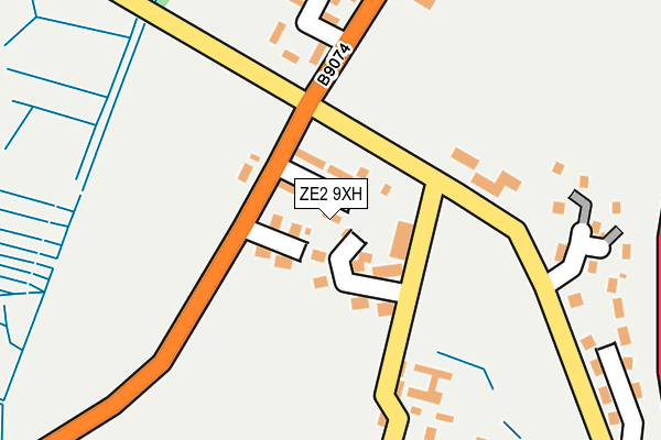 ZE2 9XH map - OS OpenMap – Local (Ordnance Survey)