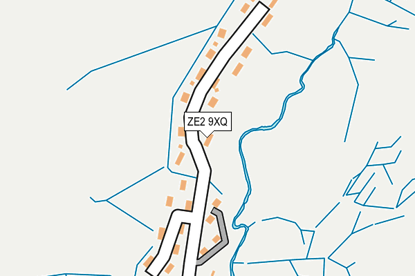 ZE2 9XQ map - OS OpenMap – Local (Ordnance Survey)