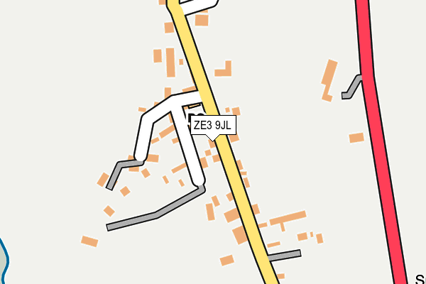 ZE3 9JL map - OS OpenMap – Local (Ordnance Survey)