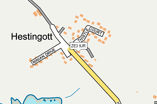 ZE3 9JR map - OS OpenMap – Local (Ordnance Survey)