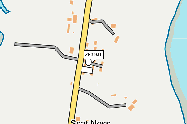 ZE3 9JT map - OS OpenMap – Local (Ordnance Survey)